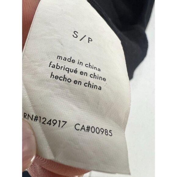 We Wore What Small Black Athleisure Biker Romper Square Neck Jumpsuit One Piece - Picture 8 of 13